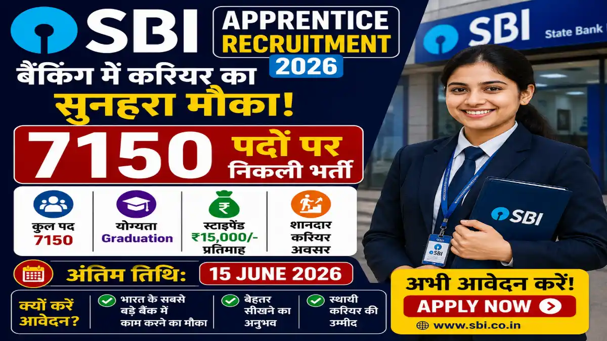 SBI Apprentice Recruitment 2026